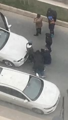 BAŞAKŞEHİR'DE İKİ GRUBUN SİLAHLI KAVGASI KAMERADA