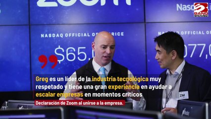 Jefe de Zoom, Greg Tomb, despedido sin causa aparente