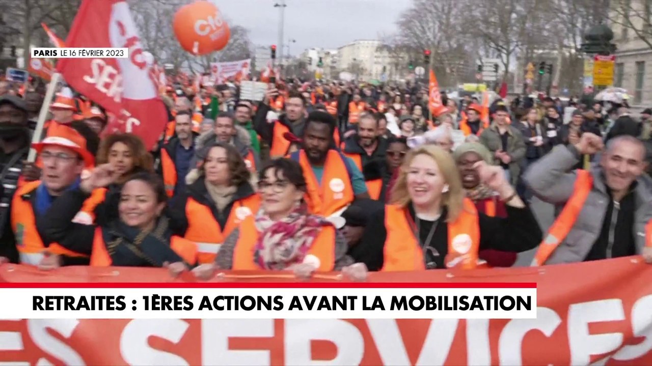 Retraites : premières actions avant la mobilisation