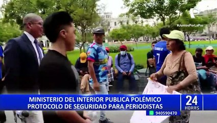 Consejo de Prensa Peruana pide archivar protocolo de seguridad para periodistas establecido por el Gobierno