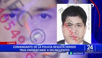 Comas: comandante de la PNP en UCI tras ser baleado por frustrar el robo de su camioneta