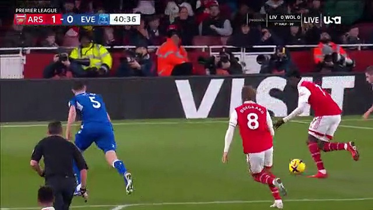 Arsenal 4-0 Everton Match Highlights & Goals