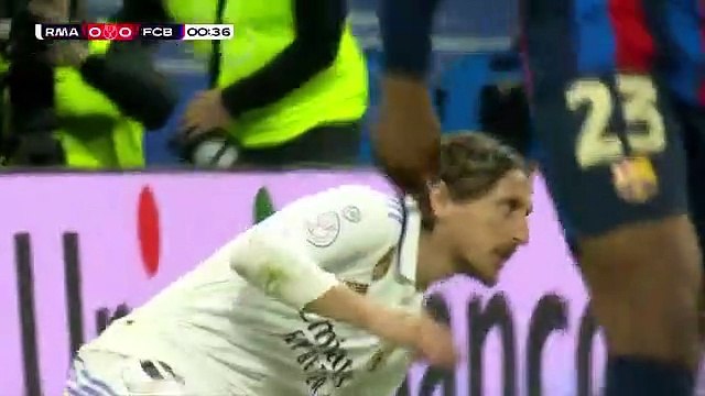 Real Madrid 0-1 FC Barcelona Match Highlights & Goals
