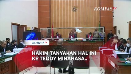 [FULL] Hakim Cecar Hal Ini ke Teddy Minahasa, Berkali-Kali Ingatkan Saudara Sudah Disumpah!