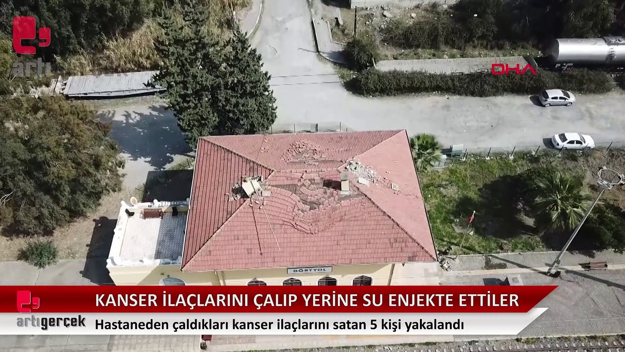 111 yıllık Dörtyol Tren İstasyonu da depremlerde hasar gördü