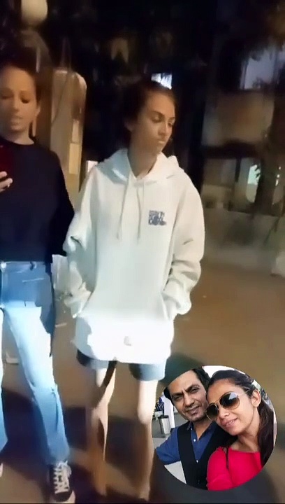 नवाज़ुद्दीन सिद्दीकी की पत्नी, बच्चे आए सड़क पर ! वीडियो में नज़र आई असल वजह