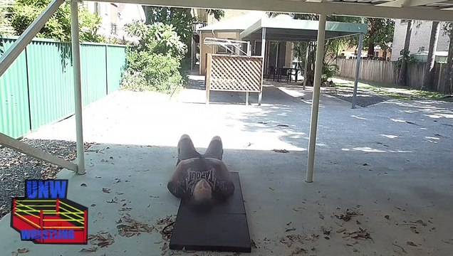 Australian Pro Wrestler Ryan Melrose Doing Some Pro Wrestling Training This Is How I Destroy Ring Rust