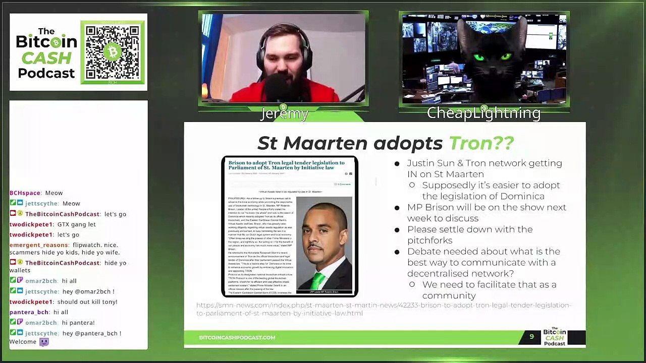 St Maarten Adopts Tron