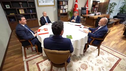 Beş liderin toplantısından ilk görüntü