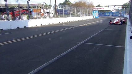 Indycar 2023 St Petersburg Practice Mclaughlin Double Big Save