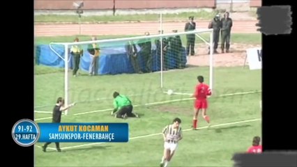 Samsunspor 2-5 Fenerbahçe 10.05.1992 - 1991-1992 Turkish 1st League Matchday 29 (Fenerbahçe's Goals) (Ver. 2)