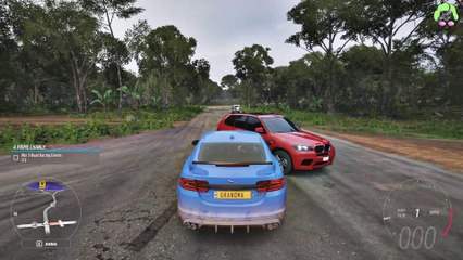 HEAD-TO-HEAD JAGUAR XFR-S VS VOLVO V60 POLESTAR Grandma driver races and makes a fuss