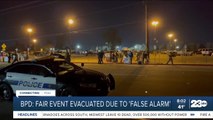 Fair event evacuated due to 'False Alarm'