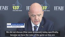 Infantino admits to 'learning process' after OneLove armband controversy at FIFA World Cup