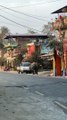 Rhino Runs Through the Streets of Nepal