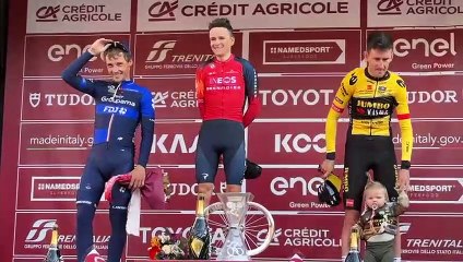 Strade Bianche, festa per Pidcock sul podio