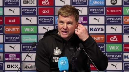 Performance was good, result was harsh - Howe post Man City 2-0 Newcastle