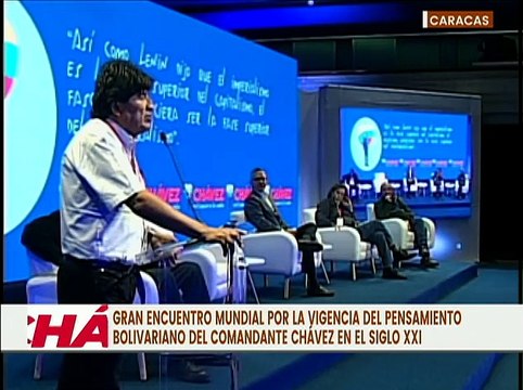 Líder político de Bolivia, Evo Morales: Si no eres antiimperialista, no eres revolucionario
