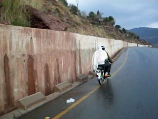 Travelling to Murree on Motor Bikes