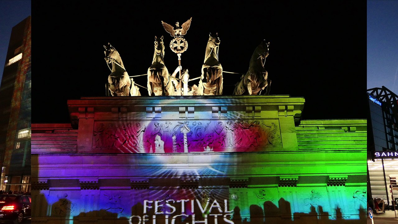 Berlin By Night Photo-Slideshow
