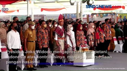 Presiden Ucapkan Terima Kasih pada Petani yang Terus Berproduksi