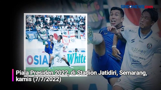 Arema FC Permalukan PSIS di Jatidiri Semarang