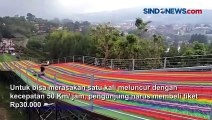 Rainbow Slide di Lembang Jadi Wisata Uji Nyali Bagi Wisatawan yang Suka Ketinggian