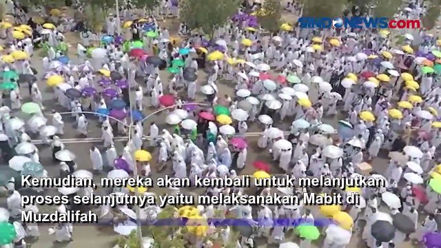 Selesai Wukuf di Padang Arafah, Ratusan Ribu Jamaah Melanjutkan Mabit di Muzdalifah