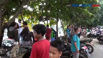 Seorang Pria Tewas Tercebur Kali, Sang Istri menangis Histeris