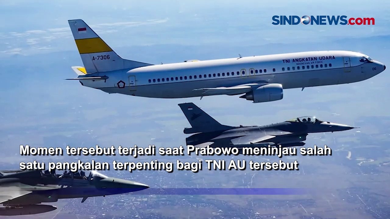 Disambut Elang-elang Muda TNI AU di Langit Iswahjudi, Prabowo Teteskan Air Mata Bangga