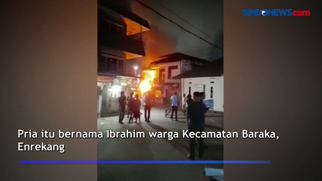 Ada Bau Gas, Warung Sembako Terbakar di Pasar Merak Kota Cilegon