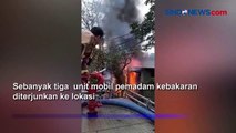 Diduga Akibat Puntung Rokok, Kios Bensin Eceran Ludes Terbakar di Sukabumi