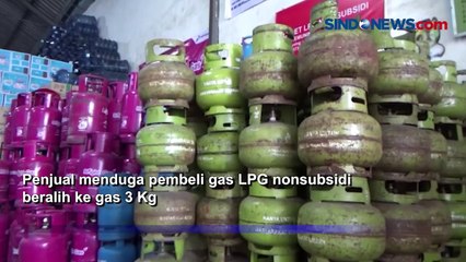 LPG Nonsubsidi Naik, Gas 3 Kg Diserbu Warga di Jombang
