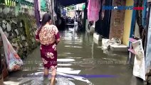 Sungai Pesing Meluap Rumah Warga di Kedoya Utara Terendam Banjir