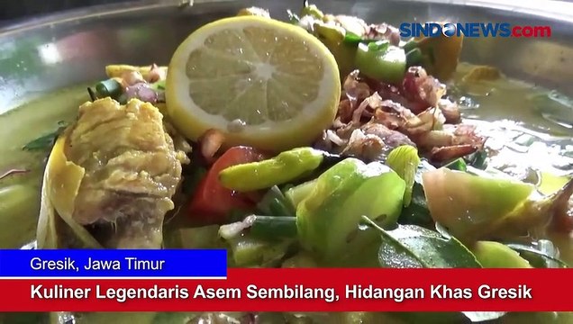 Kuliner Legendaris Asem Sembilang, Hidangan Khas Gresik