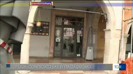 confiscato bar in piazza del duomo a trento