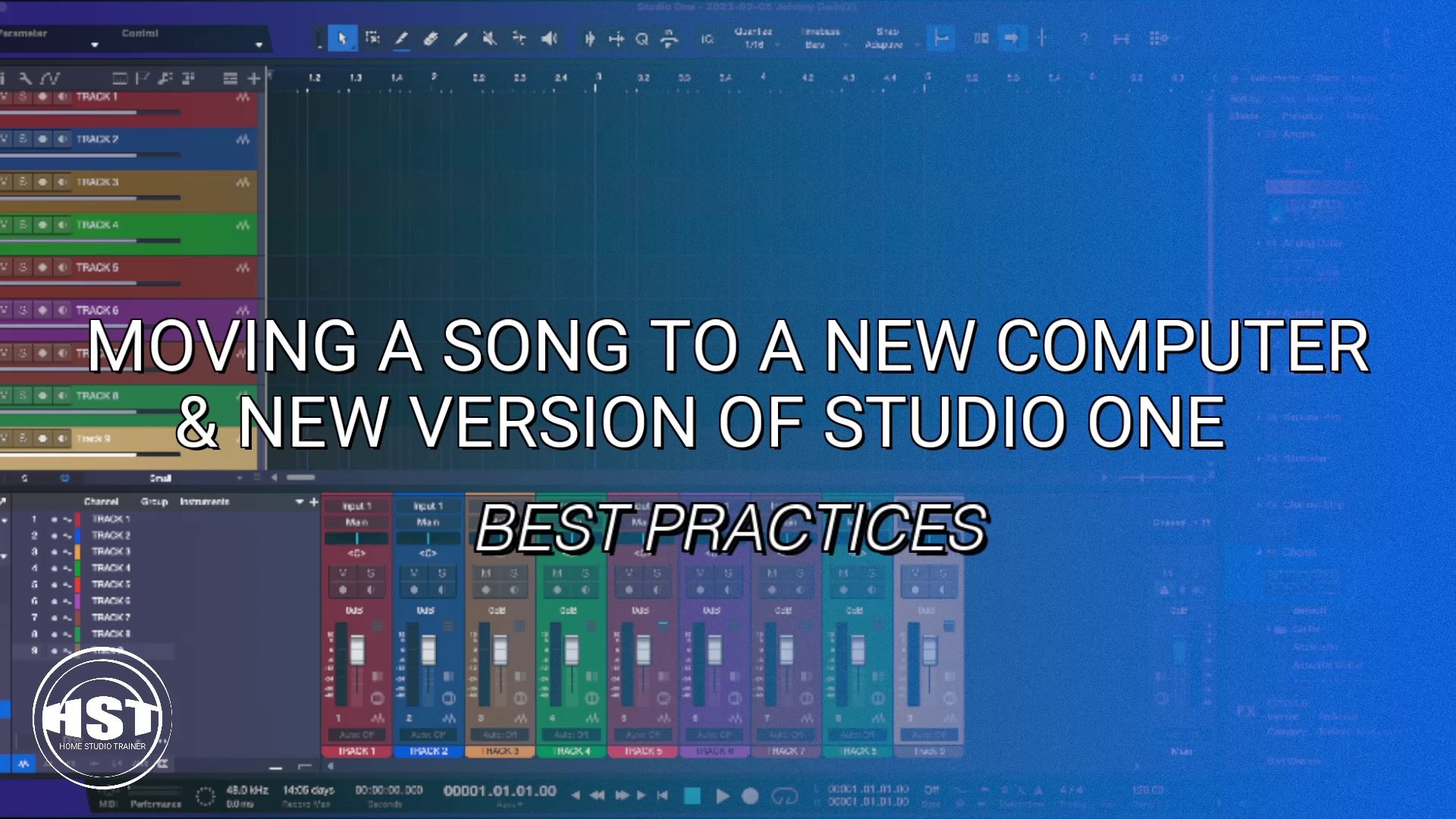 Studio One 6 - Moving Songs To A New Computer - Home Studio Trainer - video  Dailymotion