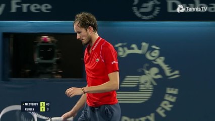Medvedev lands third tournament in a row with Dubai victory