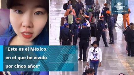 Con ayuda de policía, Chingu Amiga recupera su equipaje en AICM; lo creía robado