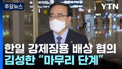 김성한 "강제징용 협상 마무리 단계...적절 시점 발표" / YTN