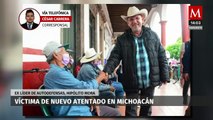 Hipólito Mora, ex líder de autodefensas en Michoacán, es atacado por presuntos sicarios