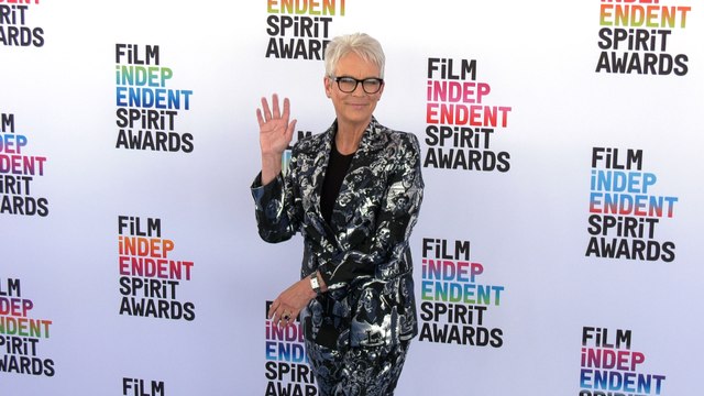Jamie Lee Curtis 2023 Film Independent Spirit Awards Blue Carpet