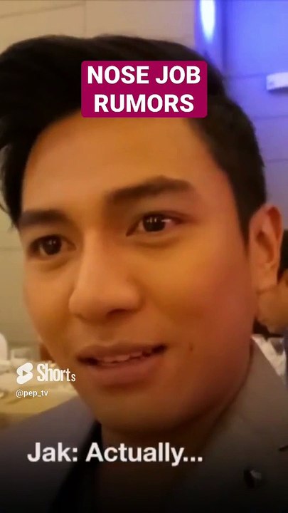 Jak Roberto sumagot sa alleged “nose job” | PEP Throwback #shorts