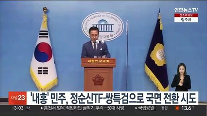 '이탈표 내홍' 민주, 정순신TF·쌍특검으로 국면 전환 시도