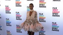 Jodie Turner-Smith 2023 Film Independent Spirit Awards Blue Carpet