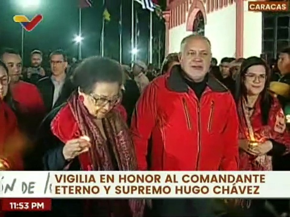 Vigilia En Honor Al Comandante Eterno De La Revolución Bolivariana ...