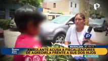 Vendedora ambulante acusa a fiscalizadores de Magdalena por agredirla frente a sus dos hijos