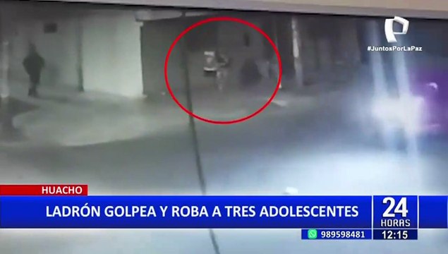 Huacho: asaltante jalonea a adolescentes y uno de ellos terminó con la cabeza herida