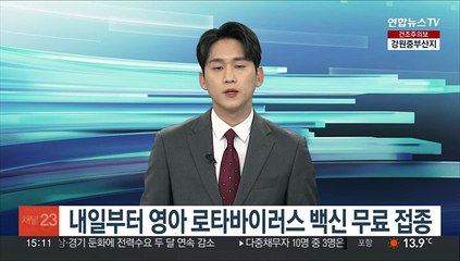 Descargar video: 내일부터 영아 로타바이러스 백신 무료 접종