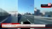Bakırköy'de iki otomobilin çarpıştığı kaza kamerada
